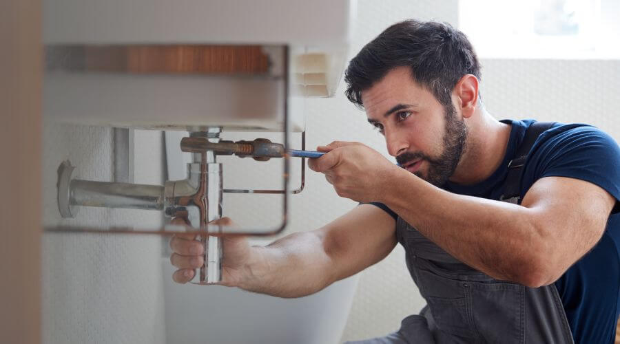 Sink faucet installation in Templeton, IN